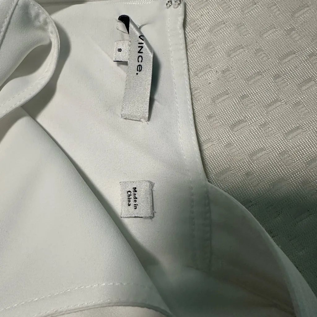 Vince pleated White Elegant Dress jumpsuits - Image 9