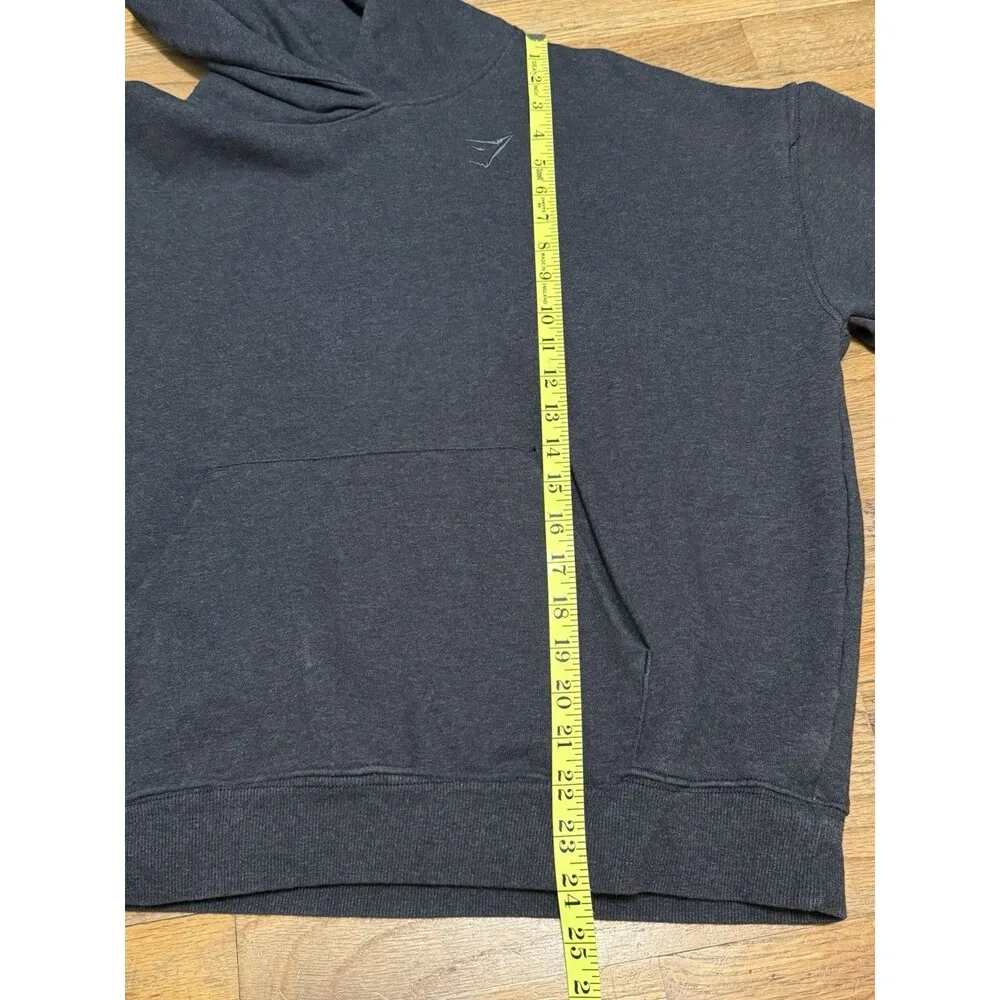 Gymshark Rest Day Women's Oversized Grey Gym Pullover Hoodie Size Small - Image 9