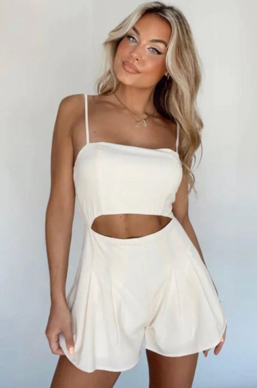 Lane 201 Cream Romper - Image 3