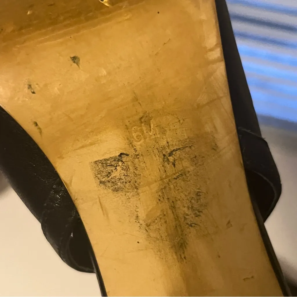 Guess Black Cutout Heeled Ankle Boots - Image 9