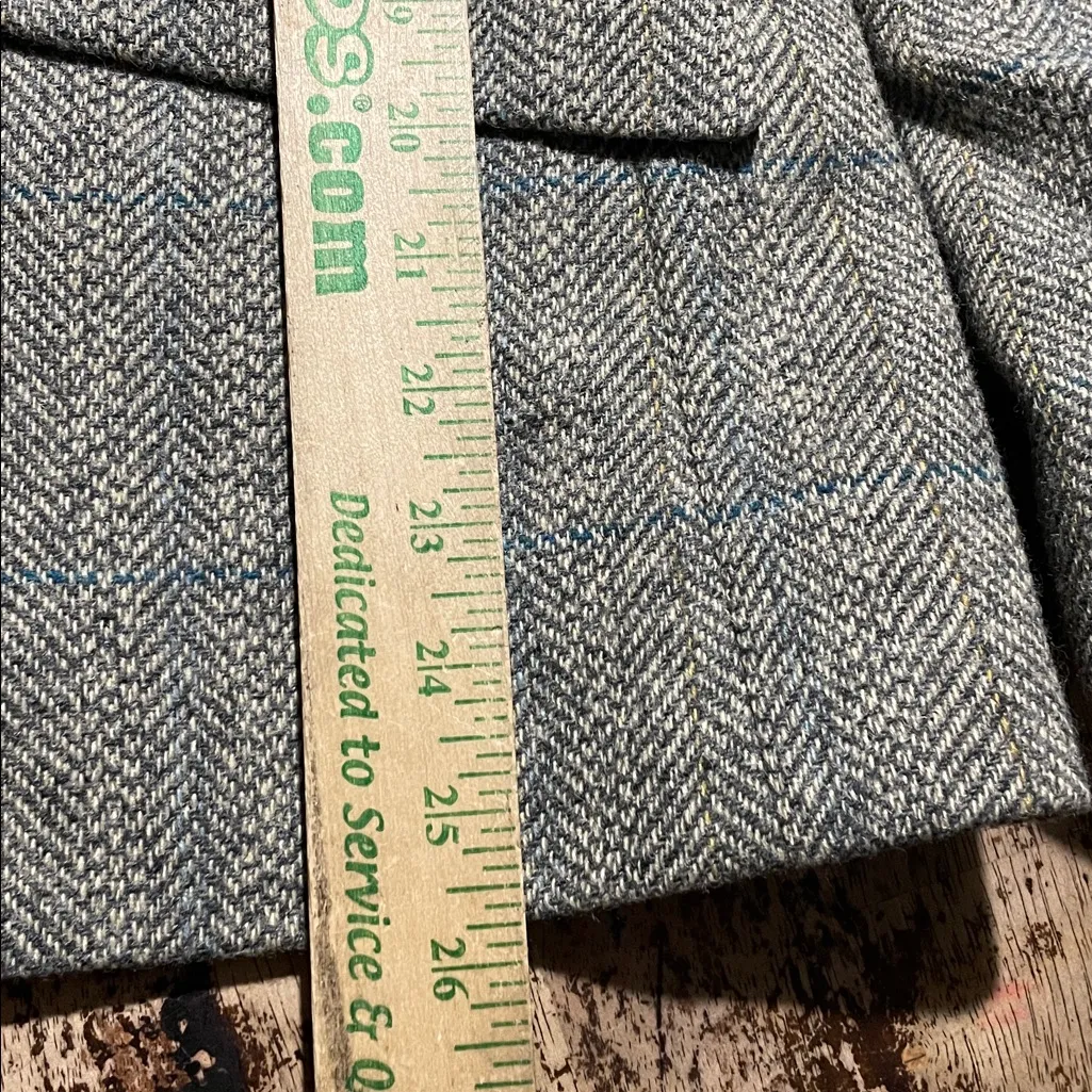 Vintage Lauren Ralph Lauren Equestrian Shetland Wool Zip Blazer Jacket Womens 10 - Image 9