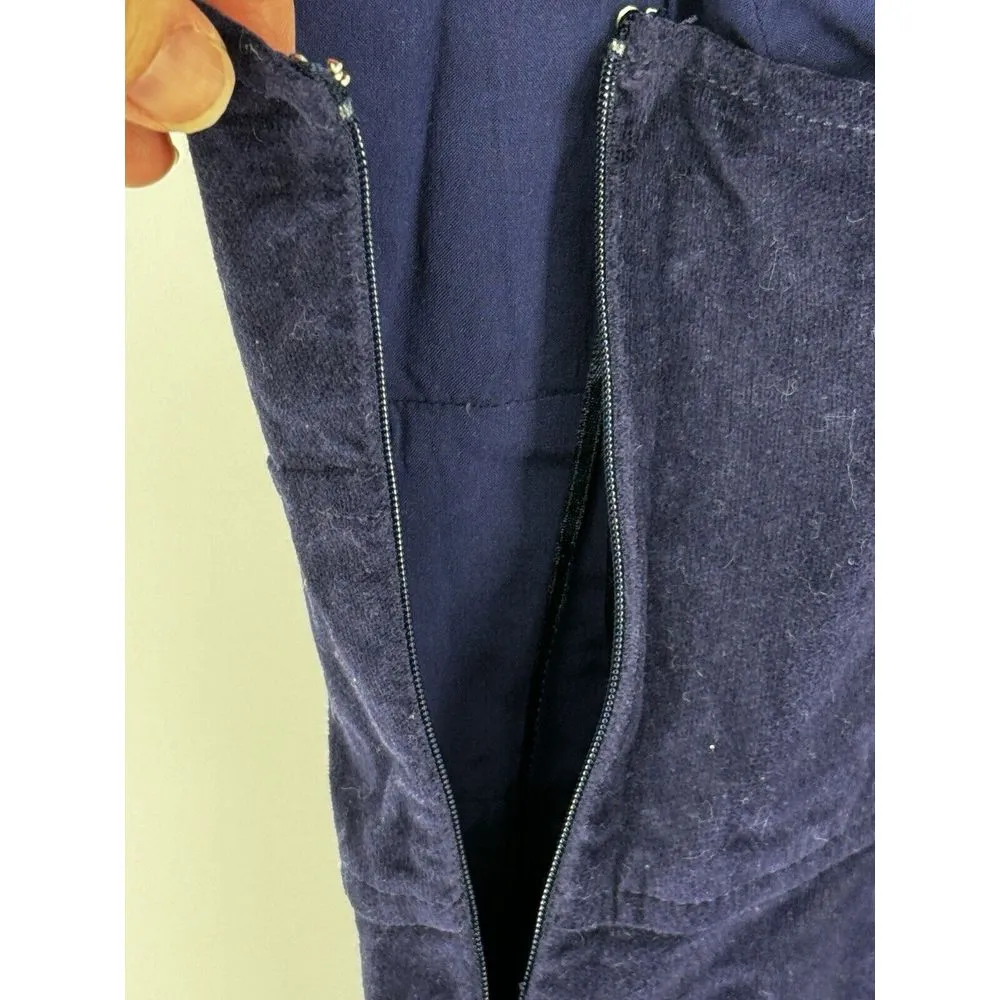 Urban Outfitters‎ Dark Purple Bustier Velvet Dress Size Medium - Image 5