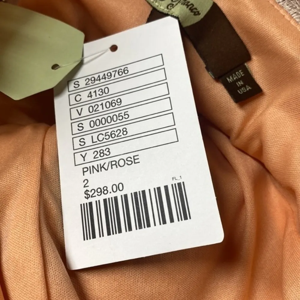 Anthropologie Eva Franco Sugarberry Pink Sequin Lace Mini Dress size 2 N… - Image 5