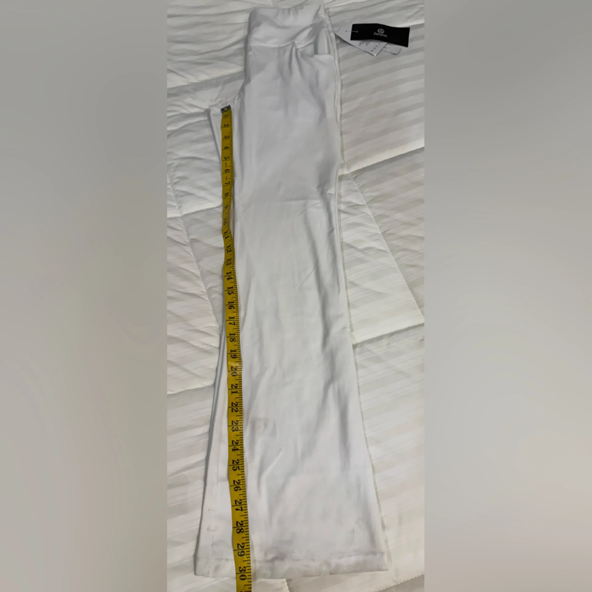 Zeronic Yoga White Flared Pants Size XS - Image 9