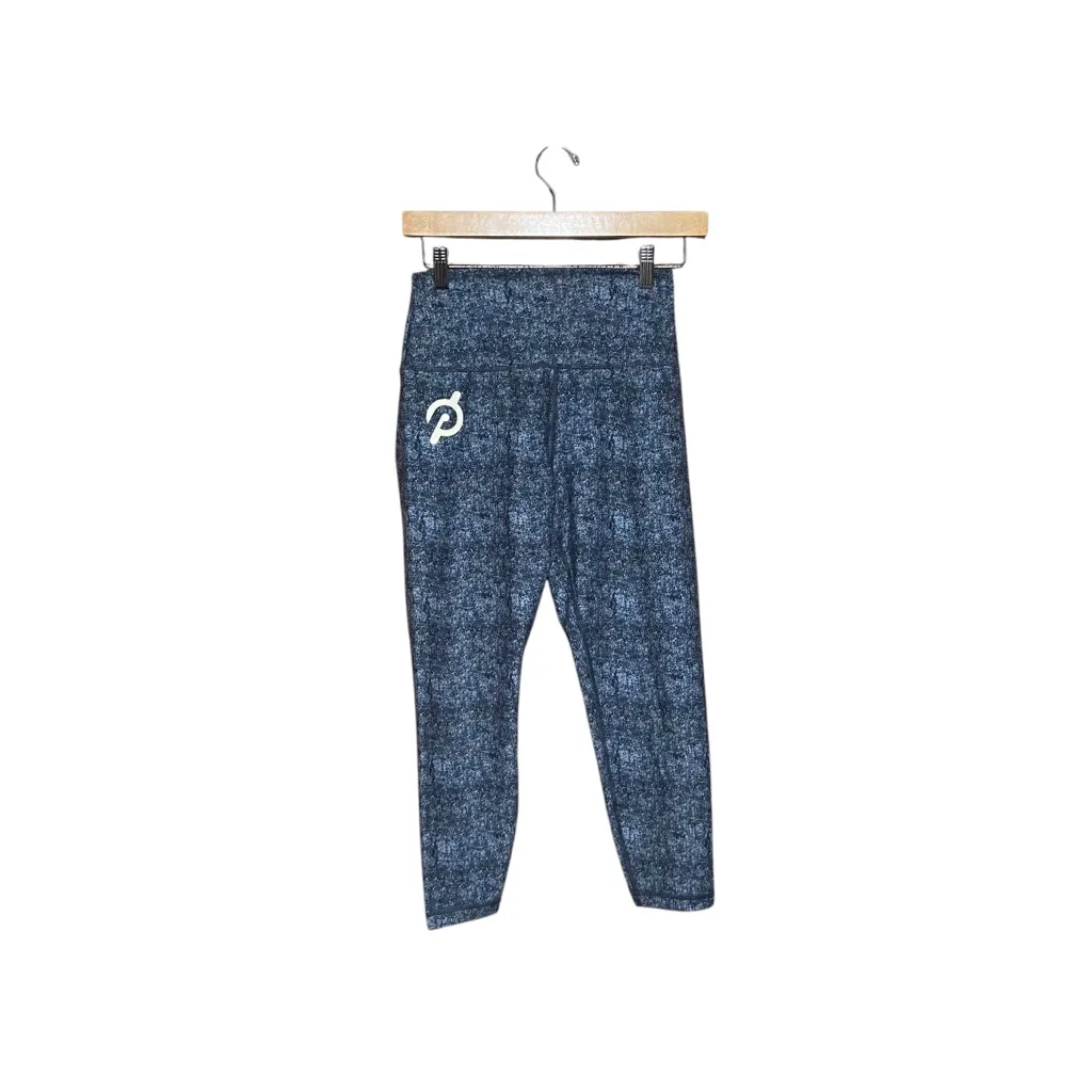 NWT Peloton Cadence‎ Capri Blue Cropped Active Leggings Size Medium - Image 4