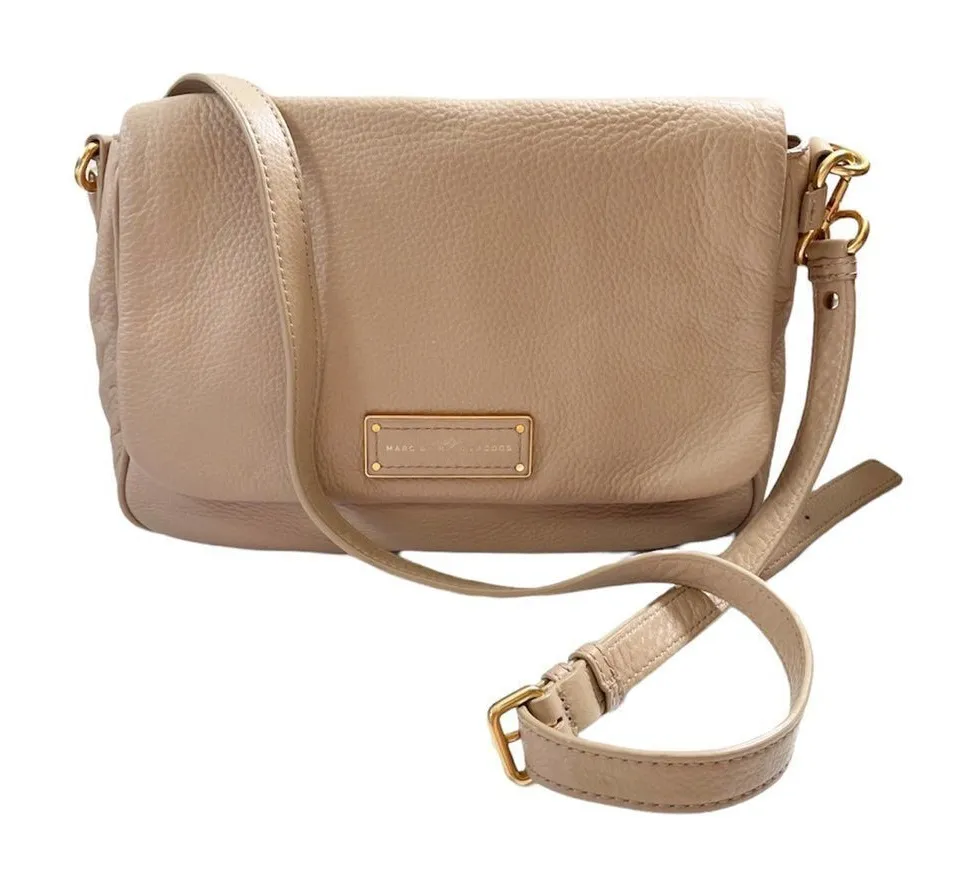 Marc by Marc Jacobs Too Hot to Handle Leather Crossbody Bag Tan - Image 1