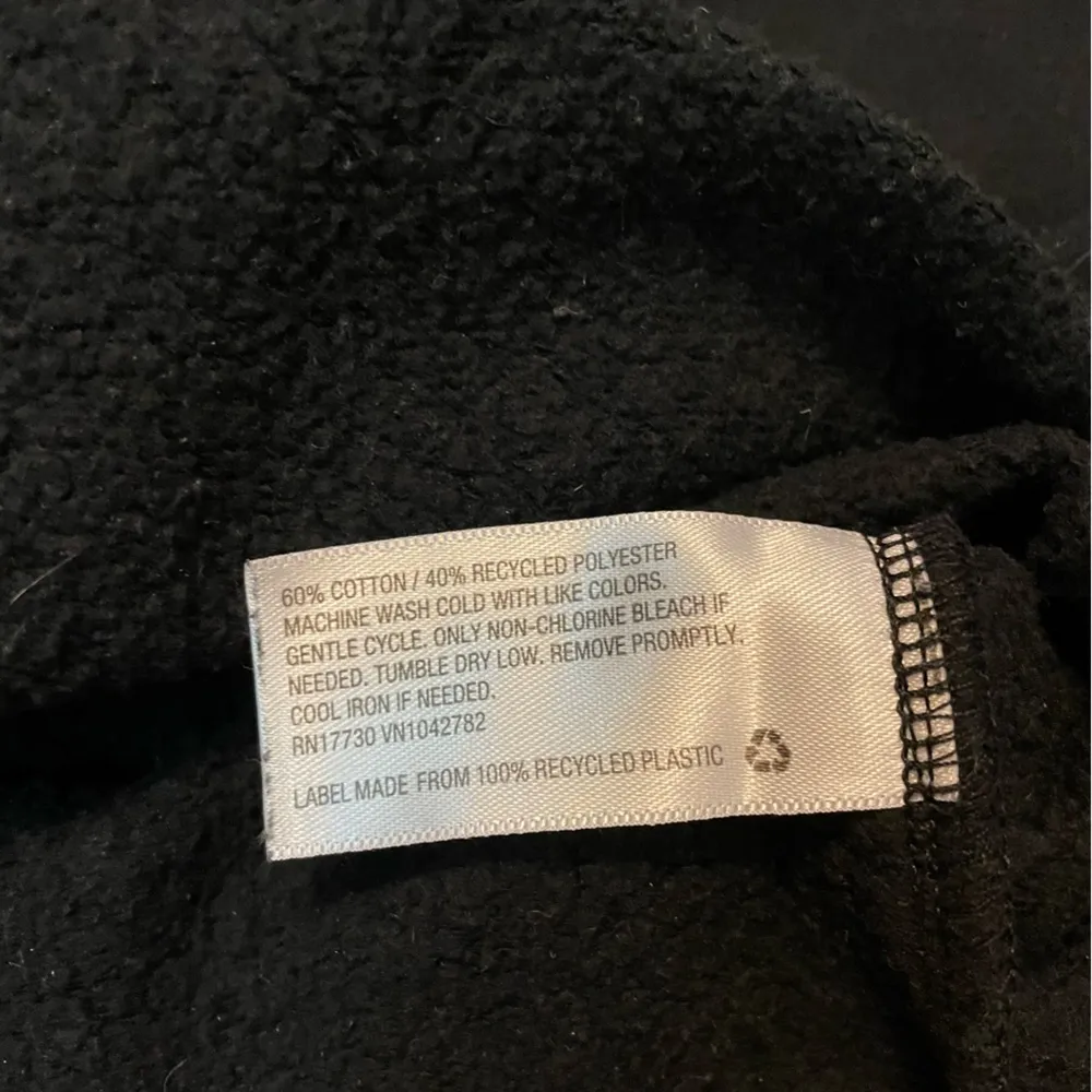 Target  - Wild Fable Cropped Hoodie, Black, Size M, EUC - Image 6