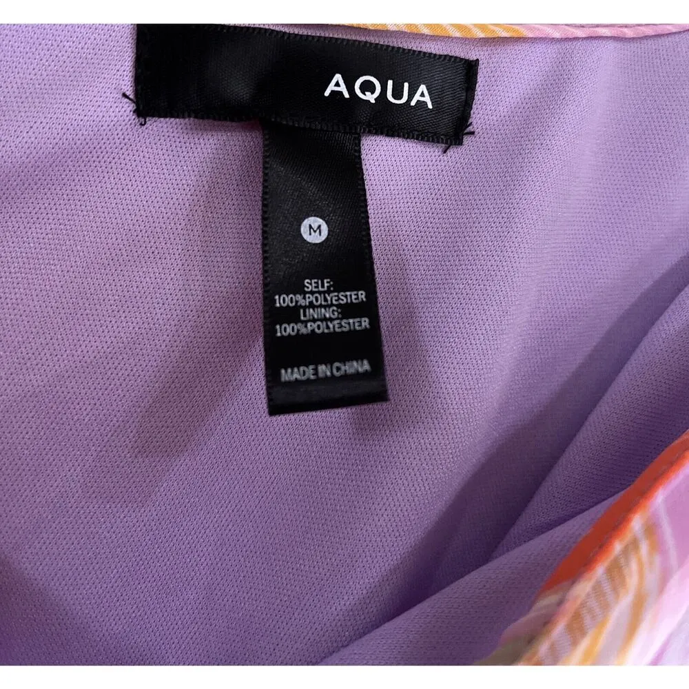 Midi Dress One Shoulder Flutter Sleeve Medium Womens Garden Party Chic - Image 5