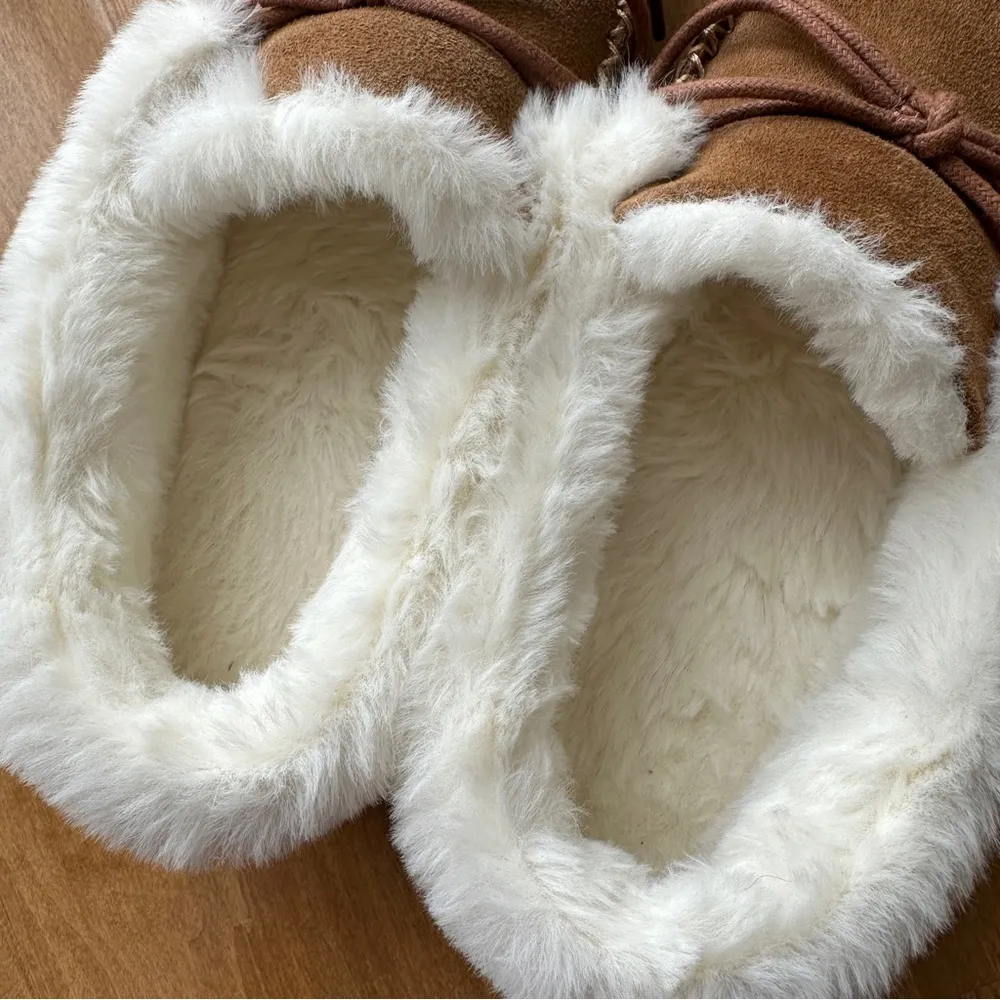 Earth Origins Womens Wilder Slip On Moccasins, Tan, Size 8 - Image 13