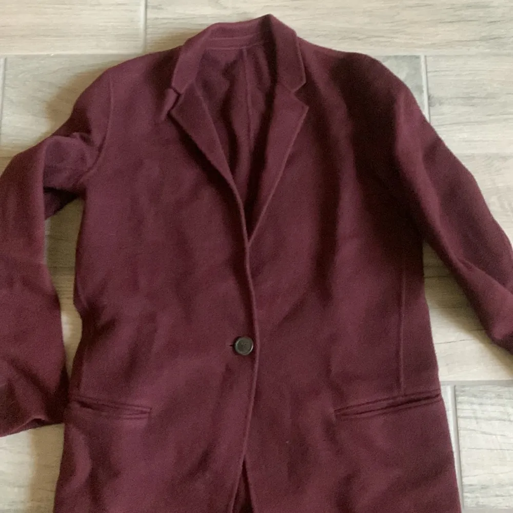 Burgundy coat Size undefined - Image 2