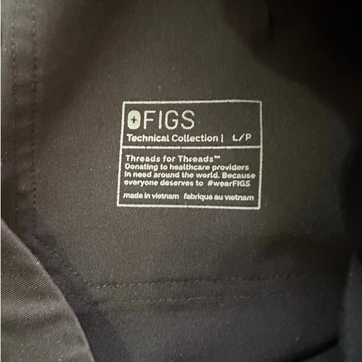 Figs High Waisted Livingston Basic Scrub Pants Size LP - Image 5