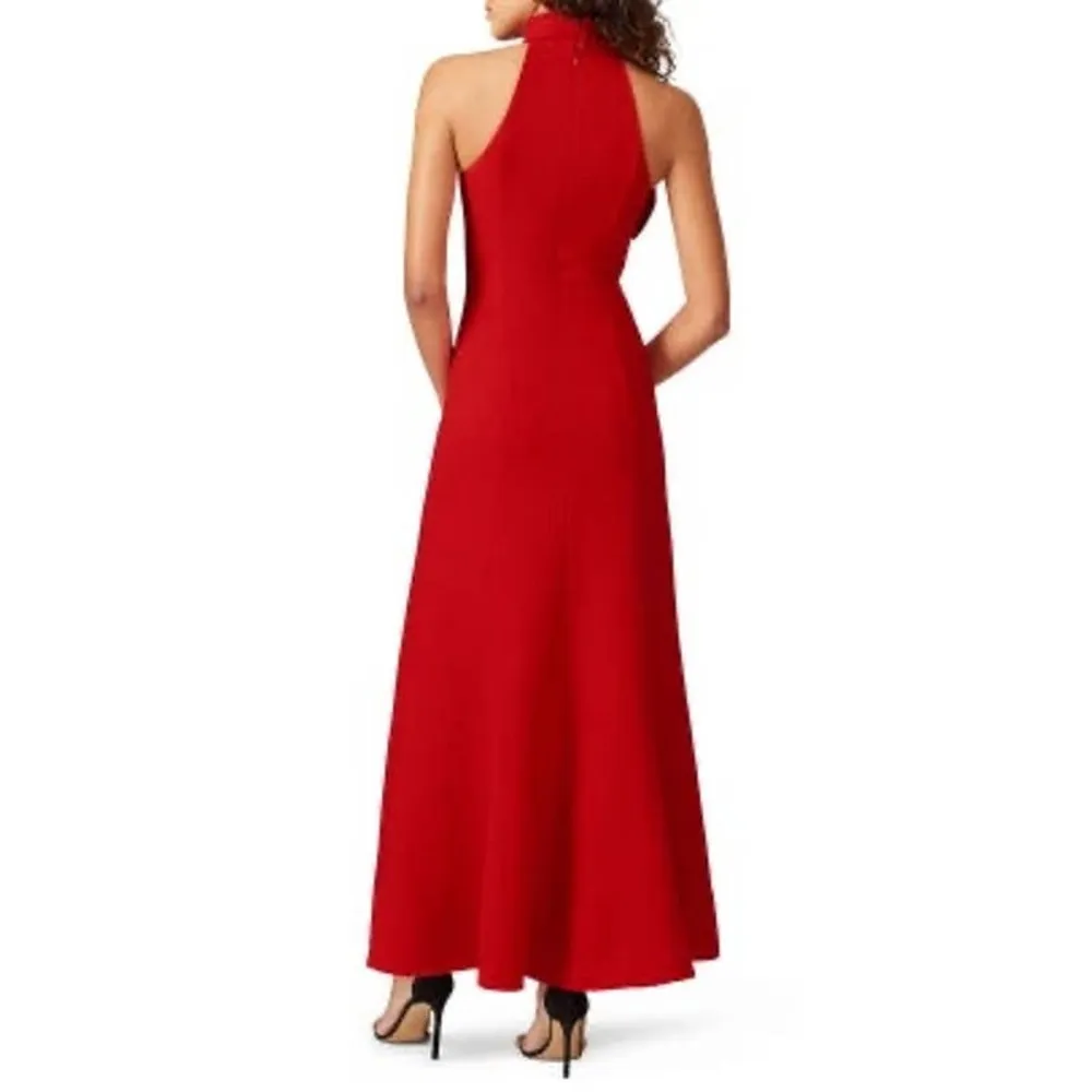 C/MEO Collective l Red High Neck Sleeveless Formal Gown Dress Size 4 - Image 3