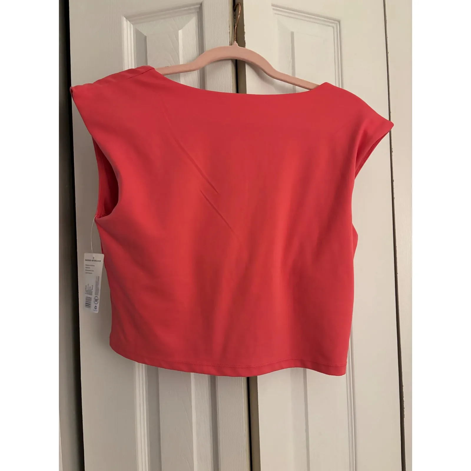 Jockey Women's Grapefruit Crop Top w/ Built - Image 5