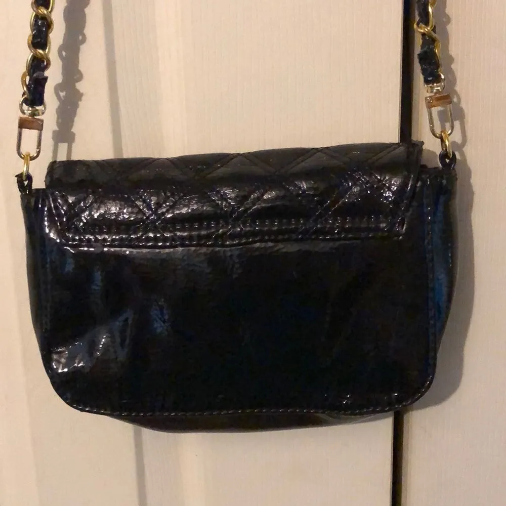 Big Buddha Small Black Quilted Crossbody Bag - Image 8