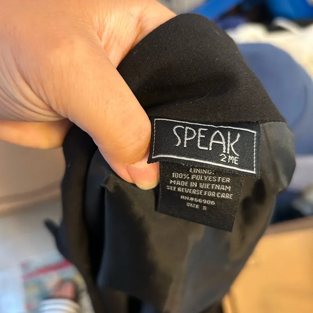 Speak 2 Me Vintage Y2K Black Blazer - Image 3