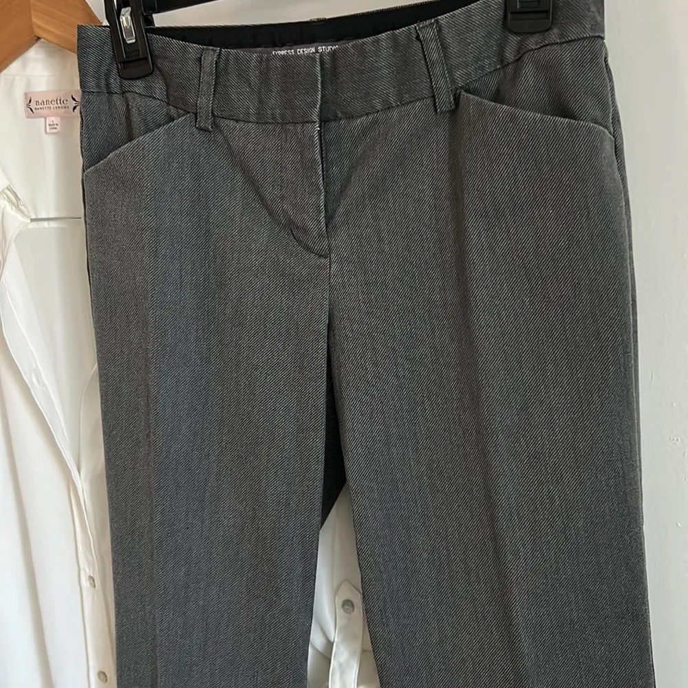 Express Design Studio Women’s Editor Dress Career Trousers in Dark Slate Gray - Image 2