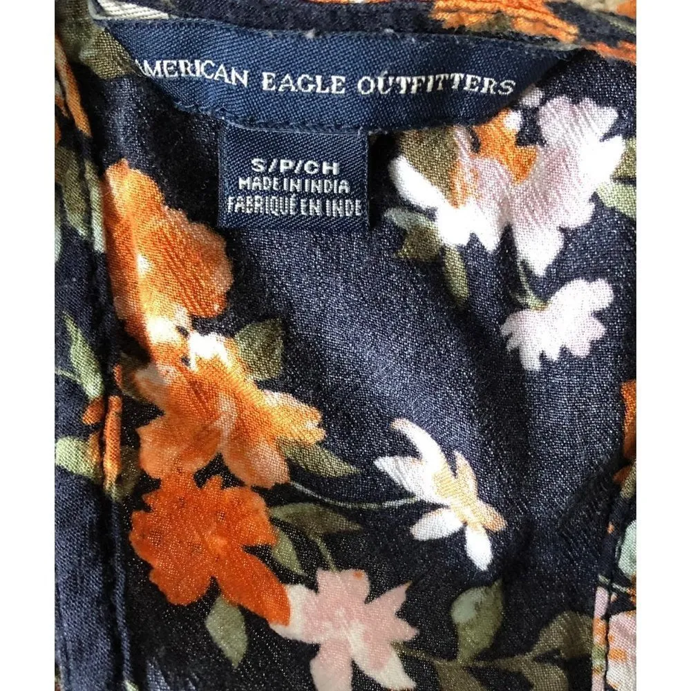 American Eagle Floral Babydoll Top - Image 4