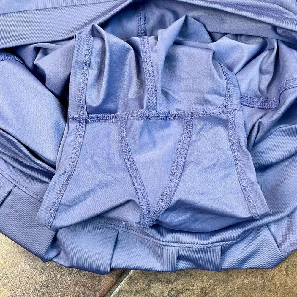 New! NWT Lucky in Love Cross Court Tennis Skirt Lilac Skort Large Purple - Image 8