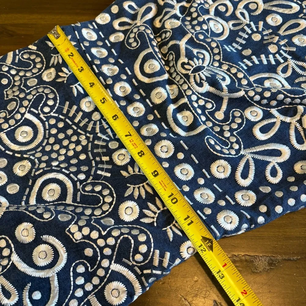 Alice & Olivia Rapunzel Embroidered Mini Dress Floral Flounce Party Cocktail 0 - Image 8