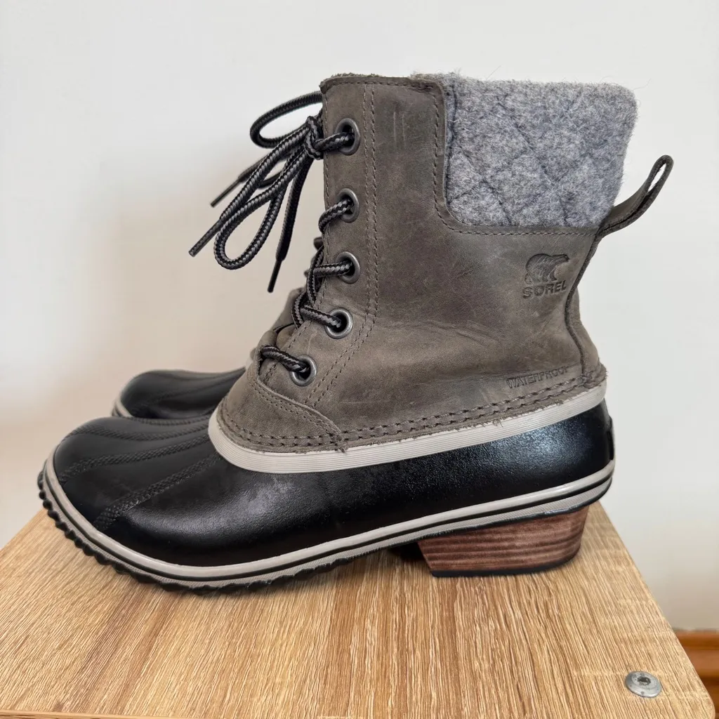 Sorel Women's Slimpack II Lace Boot, Quarry, Size 8 - Image 5