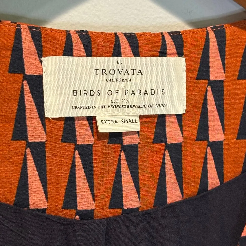 Trovata Birds of Paradis NWT Ainsley B Dress in Kinetic Print - Image 7