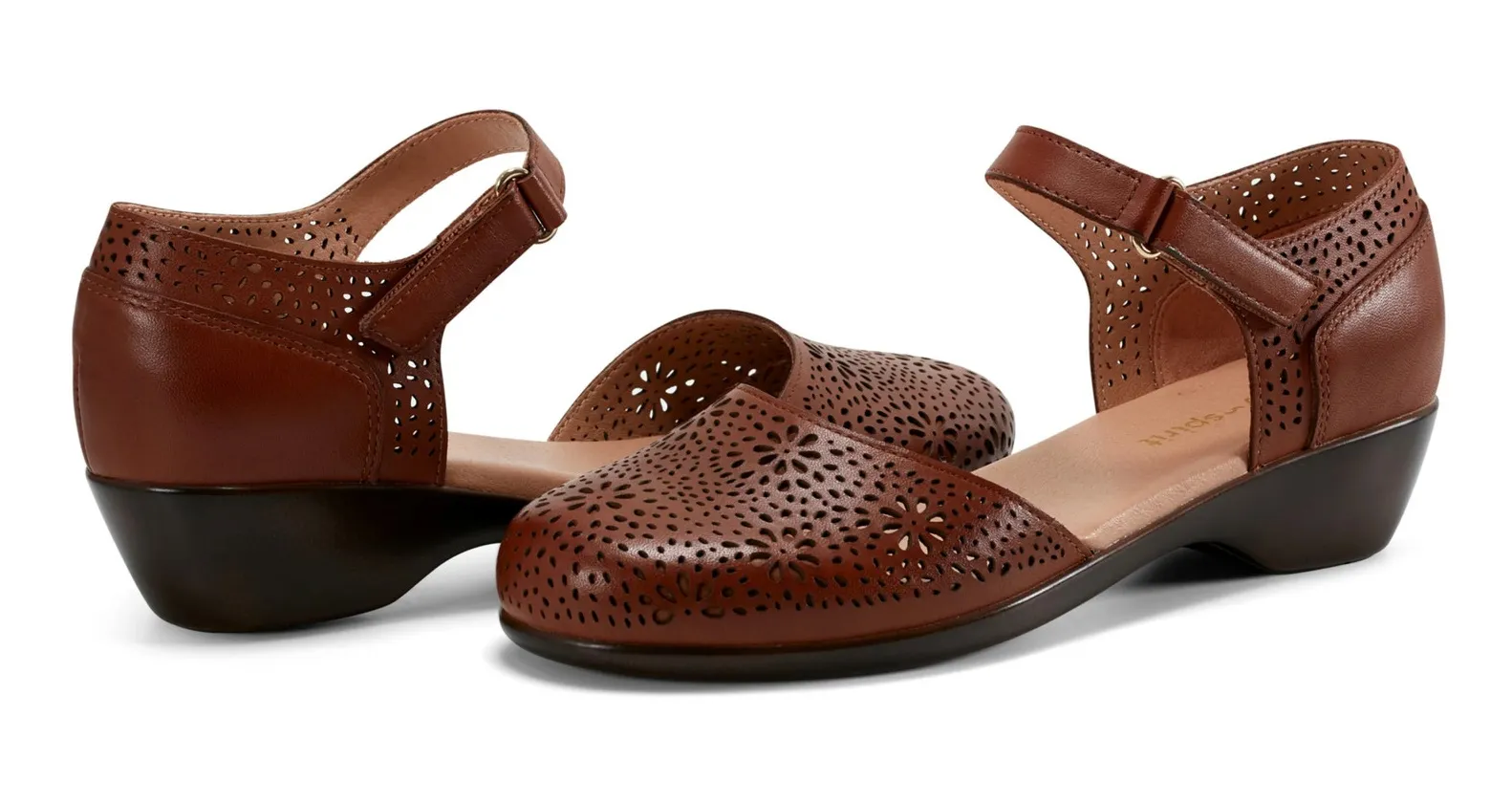 Easy Spirit Denita Hook & Loop Strap Mary Jane Pumps arc support comfy Heels 9.5 - Image 1