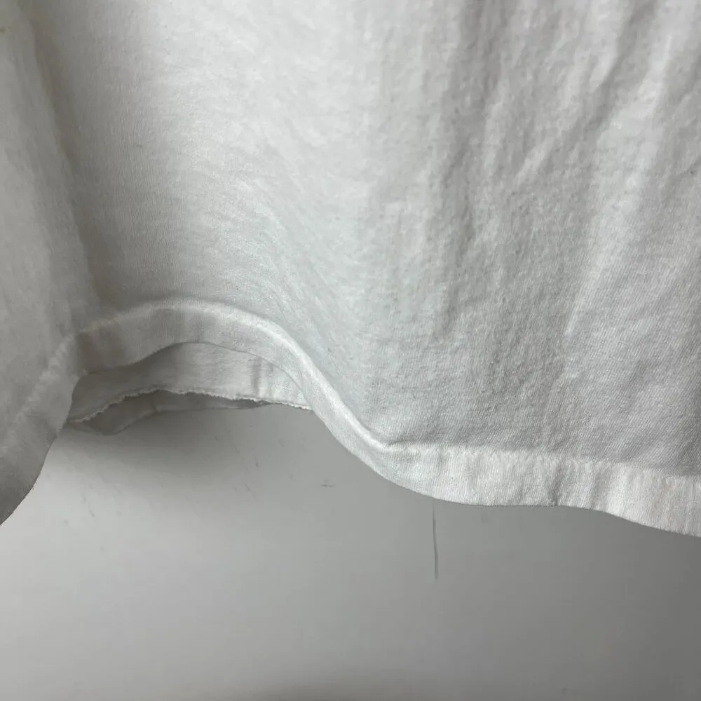 Fairfield Ohio T Shirt 1991 Vintage 90s White Large L USA Single Stitch Solid - Image 16