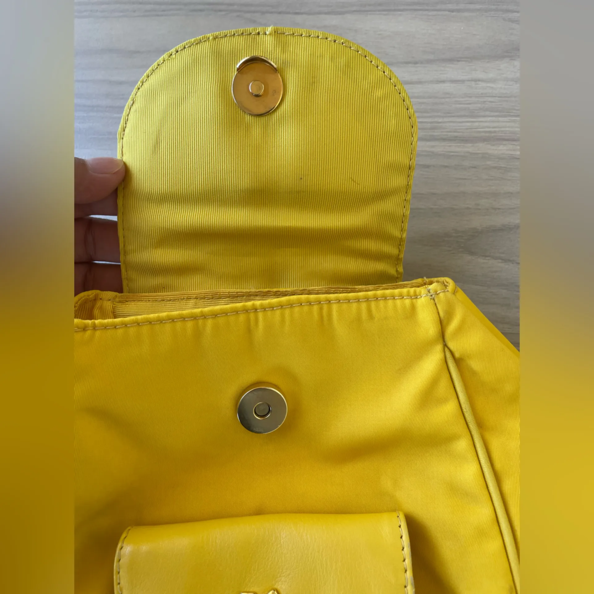 Paloma Picasso Vibrant Yellow Backpack - Image 7