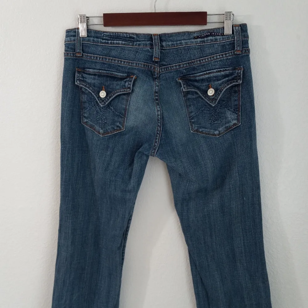 Vigoss 33x32 11 Riveted Flap Stitched Pocket Flare Leg Jeans - Image 3