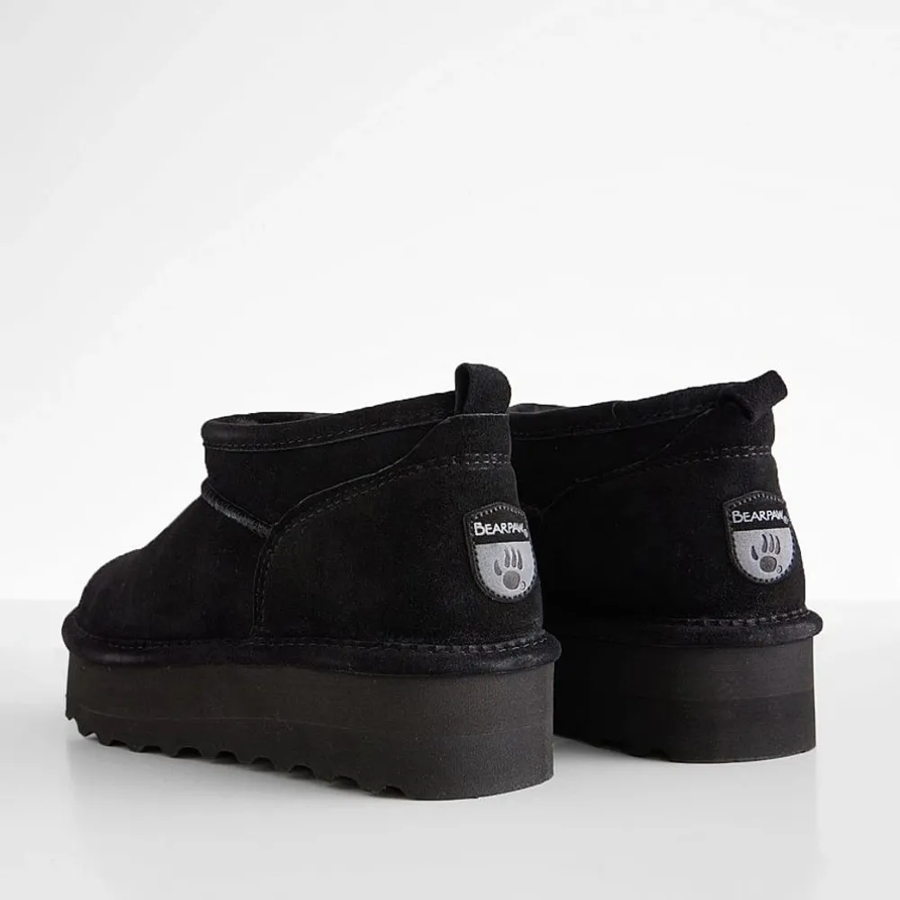 BearPaw Retro Super Shorty Platform Leather Ankle Boots, NWT, Size 9 - Image 3