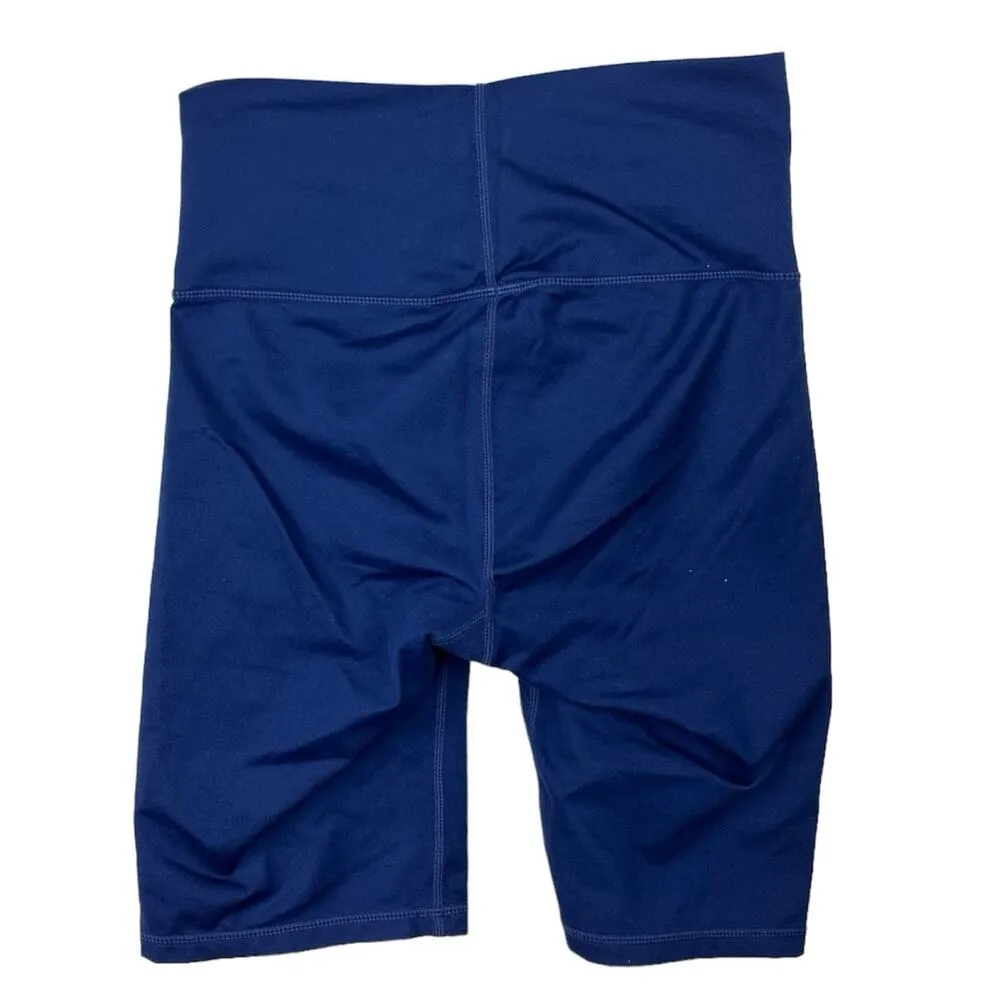 Terez Blue High Rise Wide Waistband High Rise Workout Athletic Bike Short Size S - Image 2