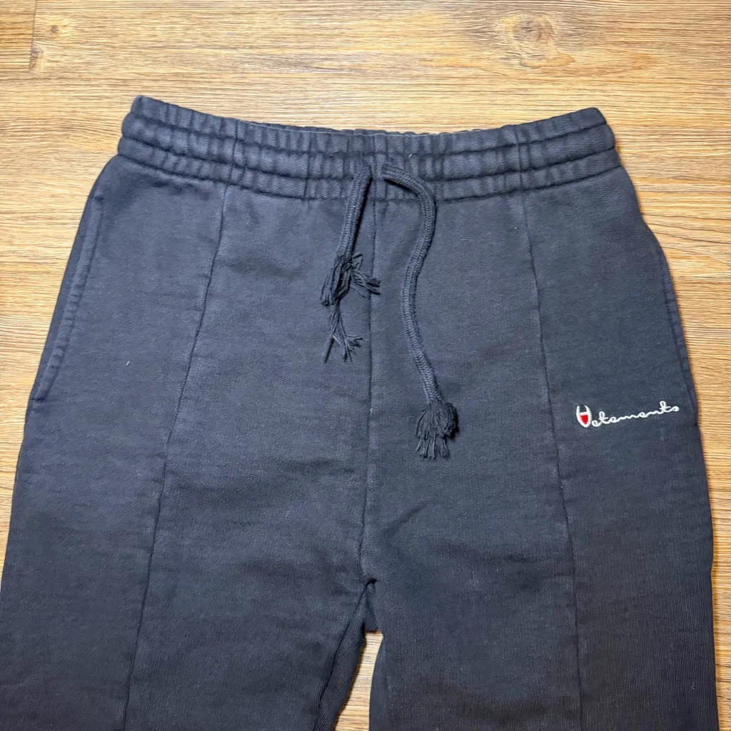 Vetements Black Jogger Sweatpants Pret - Image 2
