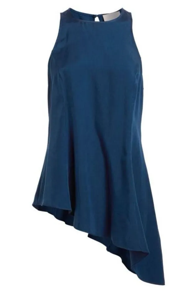Cinq à Sept Dylan Asymmetric Peplum Top, Size M New w/Tag Retail $265 SOLD OUT! - Image 3