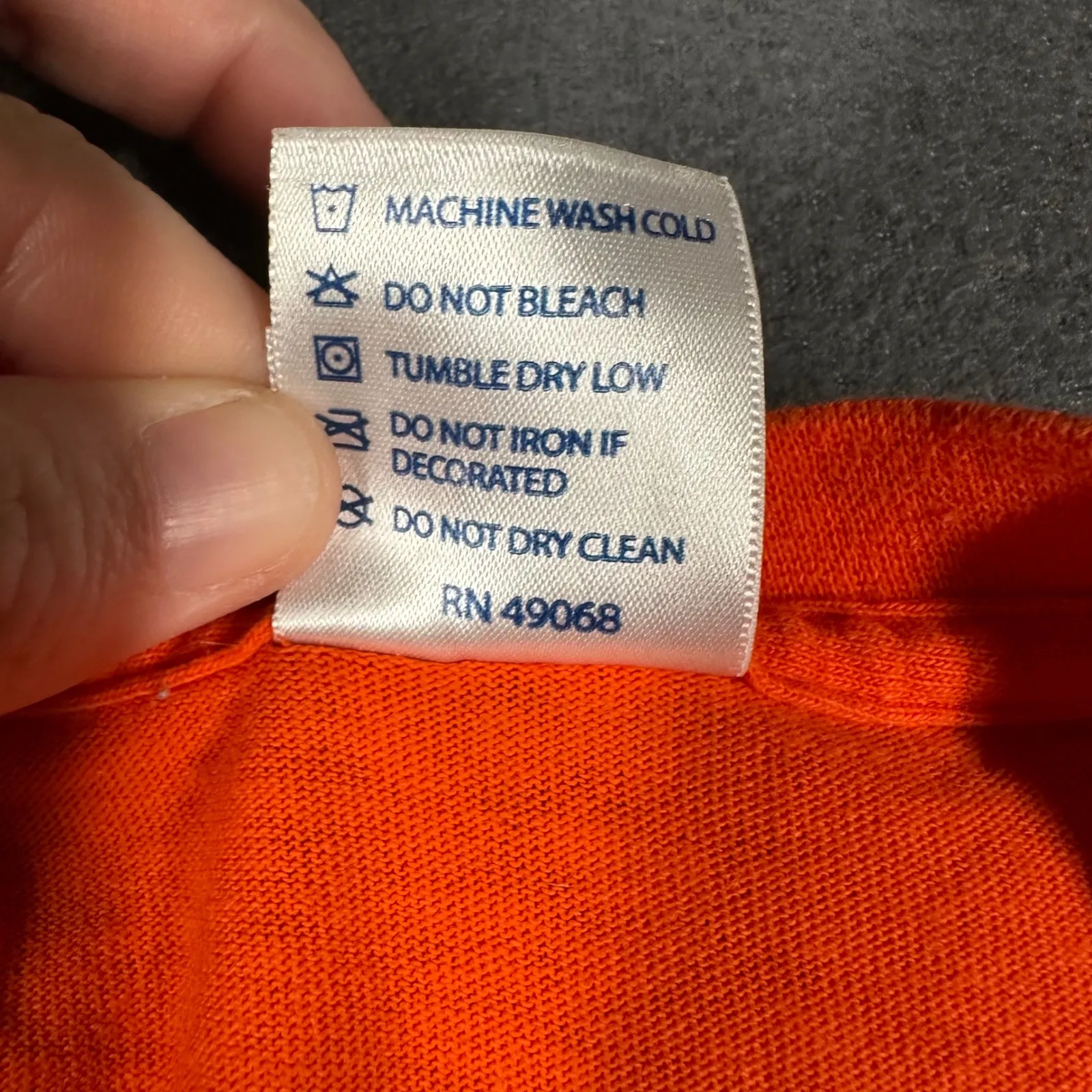 Auburn University Tigers T Shirt Large Soffe Orange College Football NCAA Vtg - Image 4