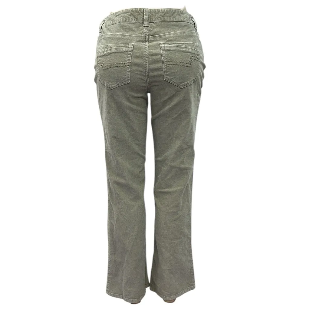 Sonoma Corduroy Original Boot Cut Tan Khaki High Rise Pants Womens 8 Regular - Image 5