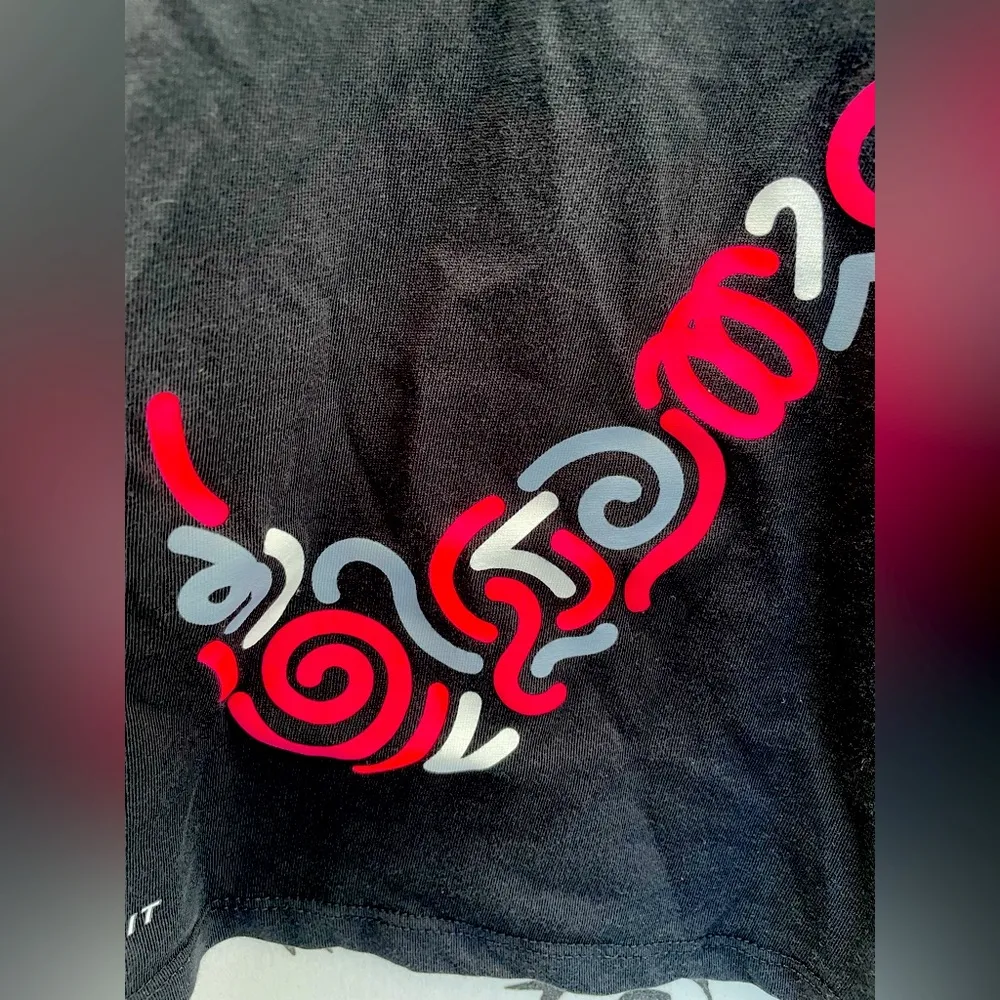 Nike Shirt Women's Dri Fit Athletic Active Exercise Workout Black Size L - Image 5