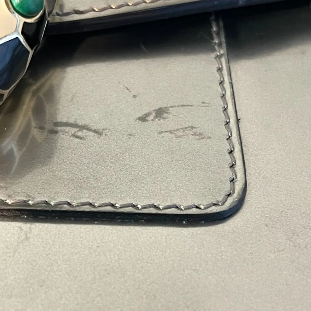 Bvlgari Small Serpenti Forever Square Shoulder Bag Metallic Leather - Preowned - Image 4