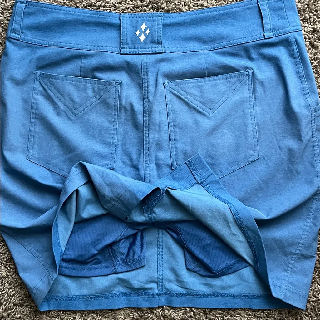 JoFit Teal Performance Skort With Pockets Blue Size 8 - Image 4