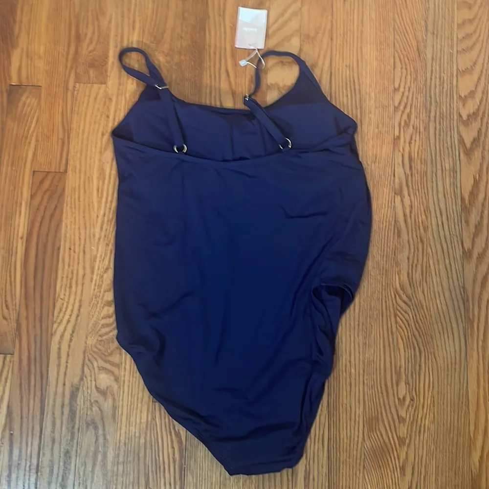 Andie‎ The Amalfi One Piece Swimsuit Navy plus size XXXL NWT - Image 4