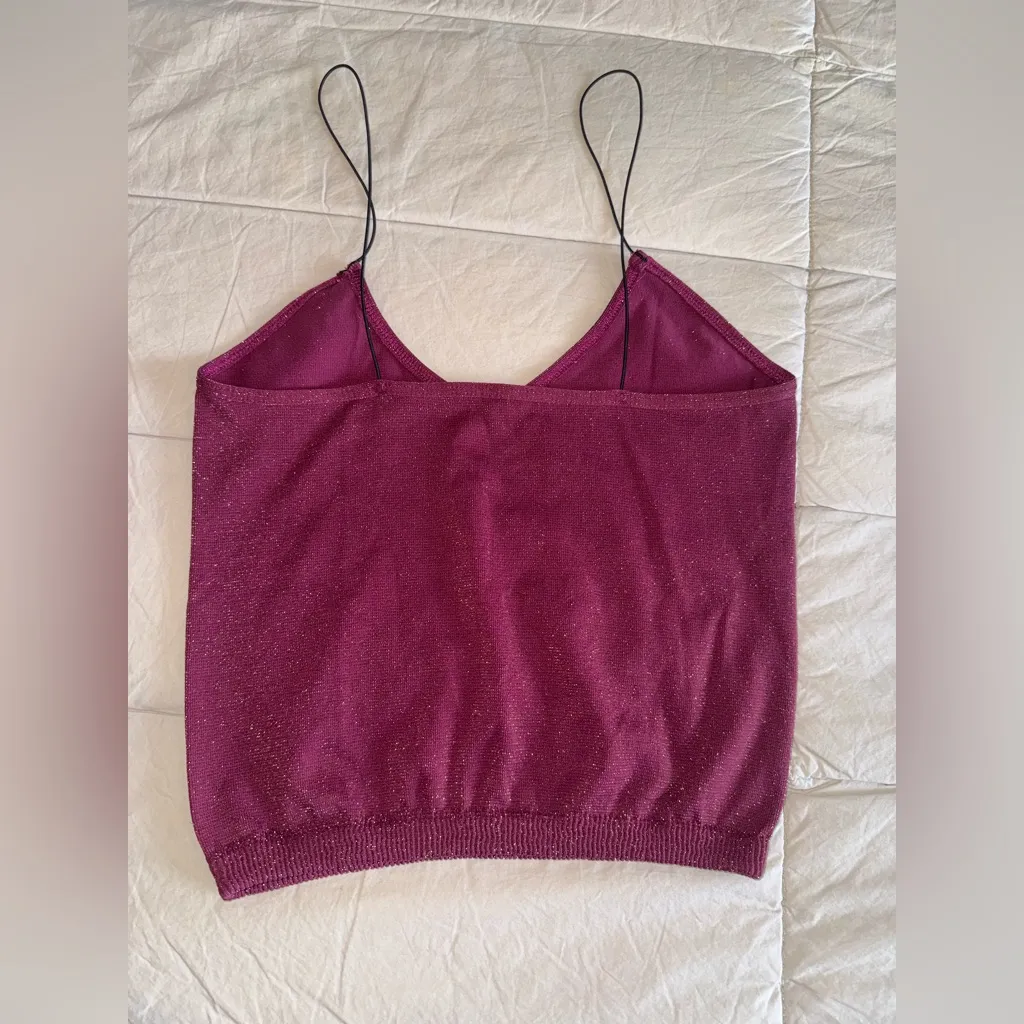 FP Movement by Free People Wine Camisole Red Size undefined - Image 2