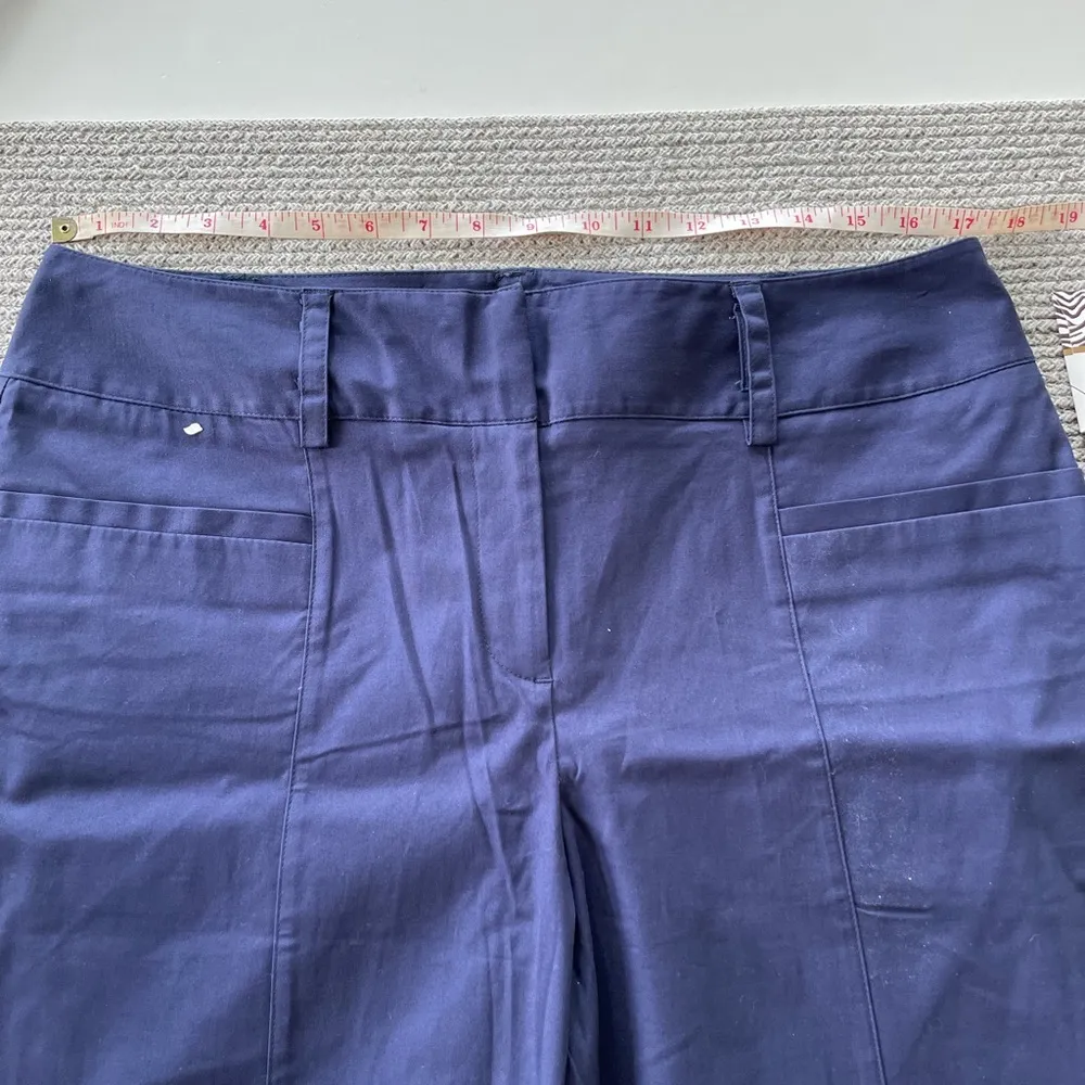 Dana Buchman Signature Navy Blue Peacoat Straight Ankle Dress Pant Sz 12 NWT - Image 10