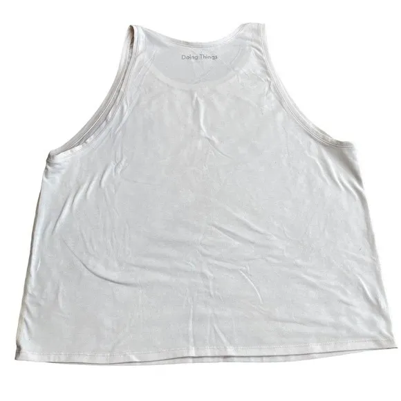 Outdoor Voices doing‎ things basic white athletic tank size XL - Image 4