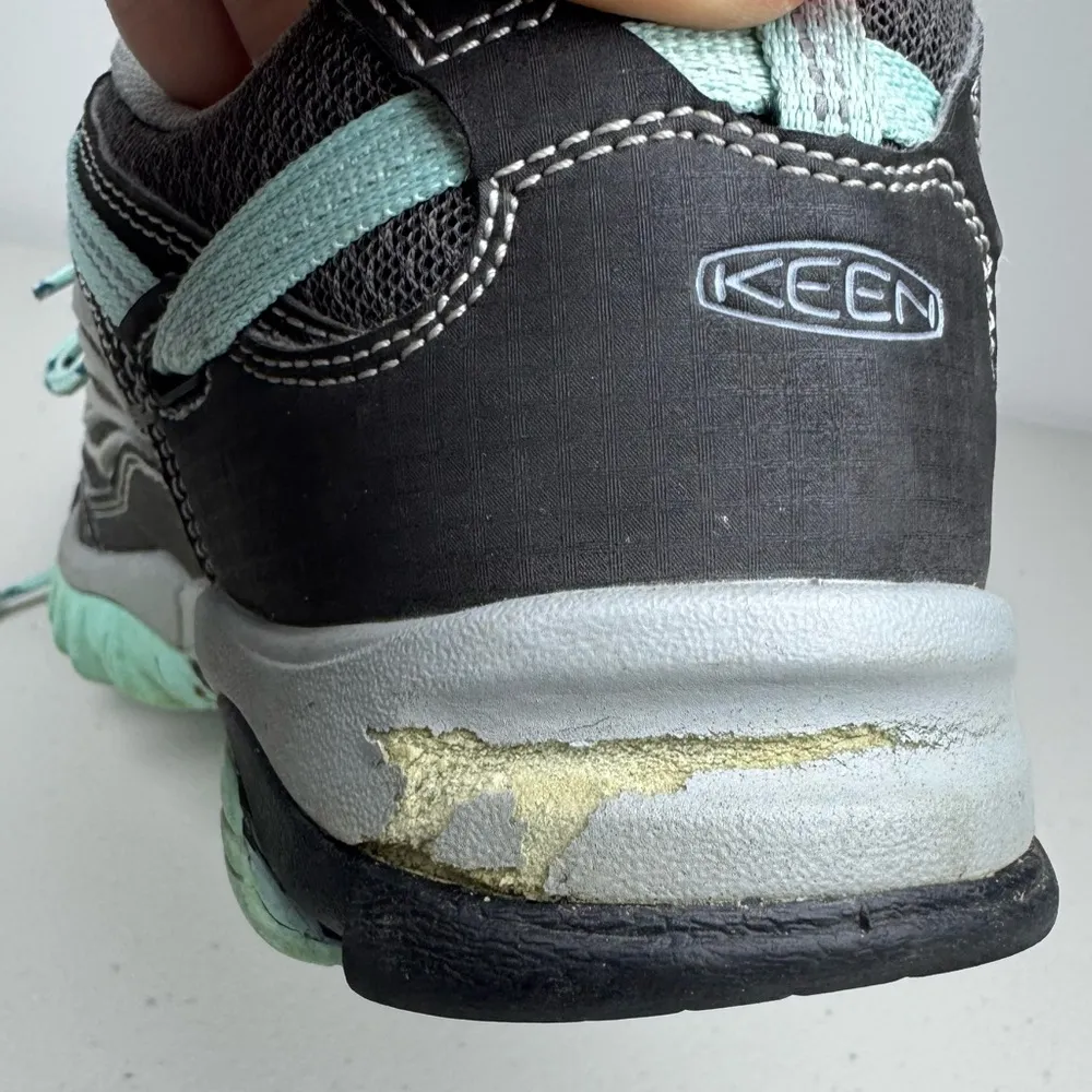 Keen Saltzman Hiking Shoes Raven/Eggshell Blue Low Top Sneaker Womens 9.5 - Image 12