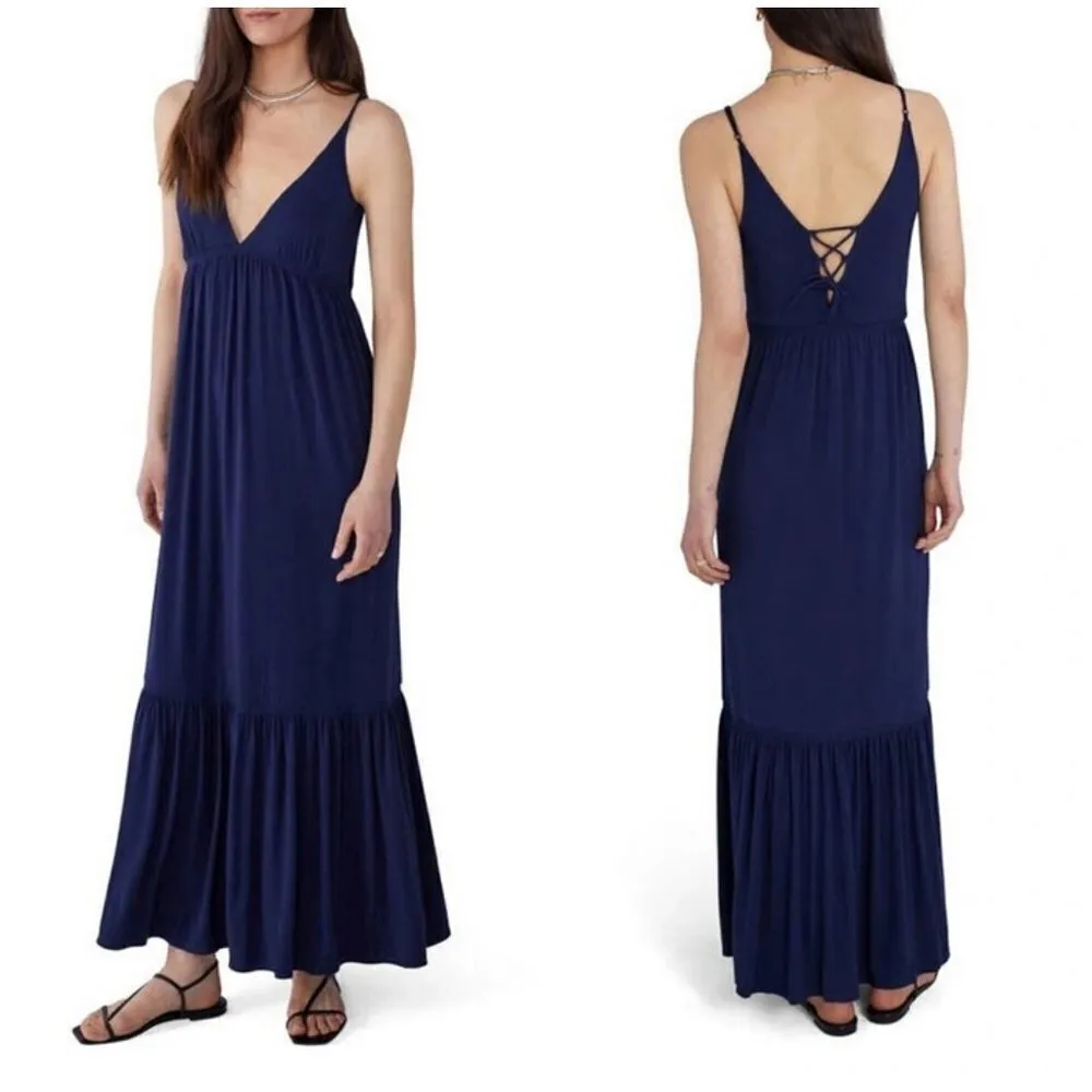 💕FAVORITE DAUGHTER💕 The Weekend Maxi Dress ~ Navy Blue Small S NWT - Image 3