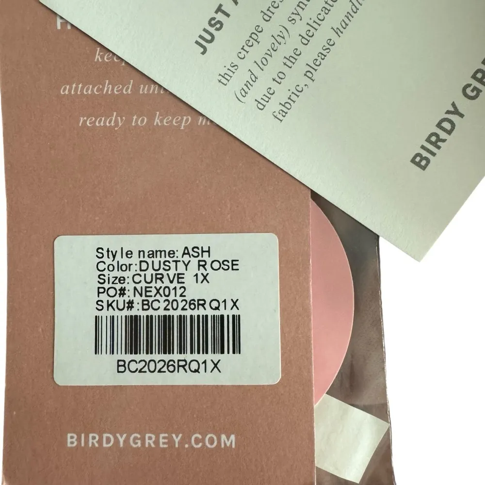 Birdy Grey - NWT Ash Dress Crepe Dusty Rose Sz 1X - Image 8