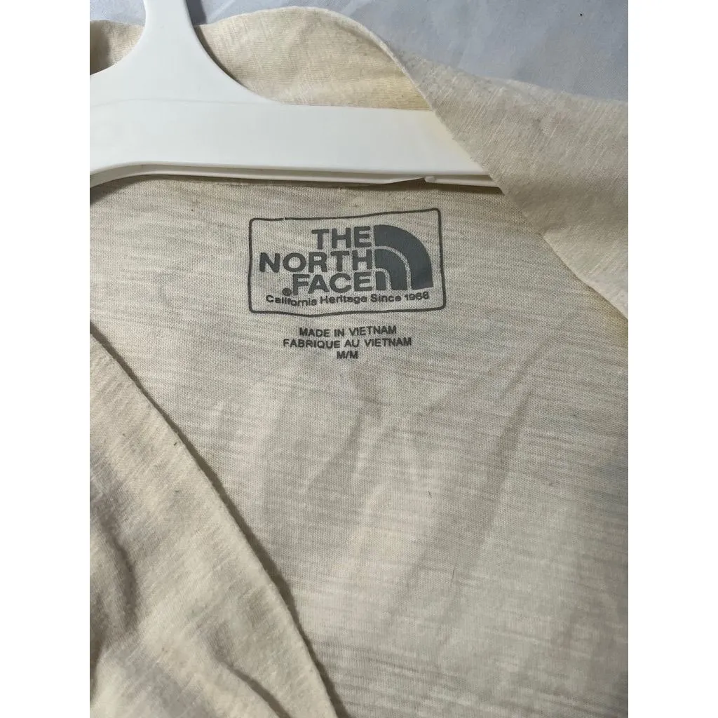 Women's The North Face beige Tie-Back Cardigan‎ Sweater Size M - Image 4