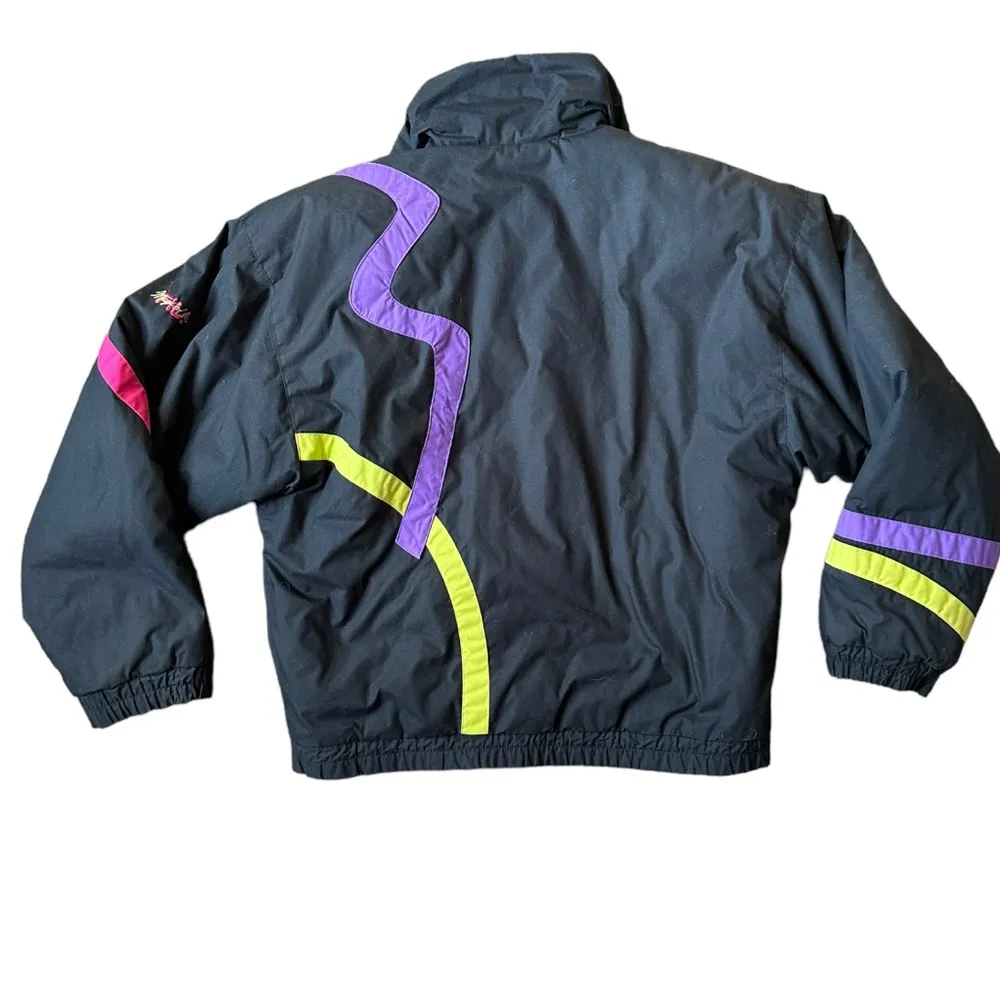 Rare Vintage 80s FILA Magic Line Giubbotto Winter Ski Snow Puffer Colorblock - Image 2