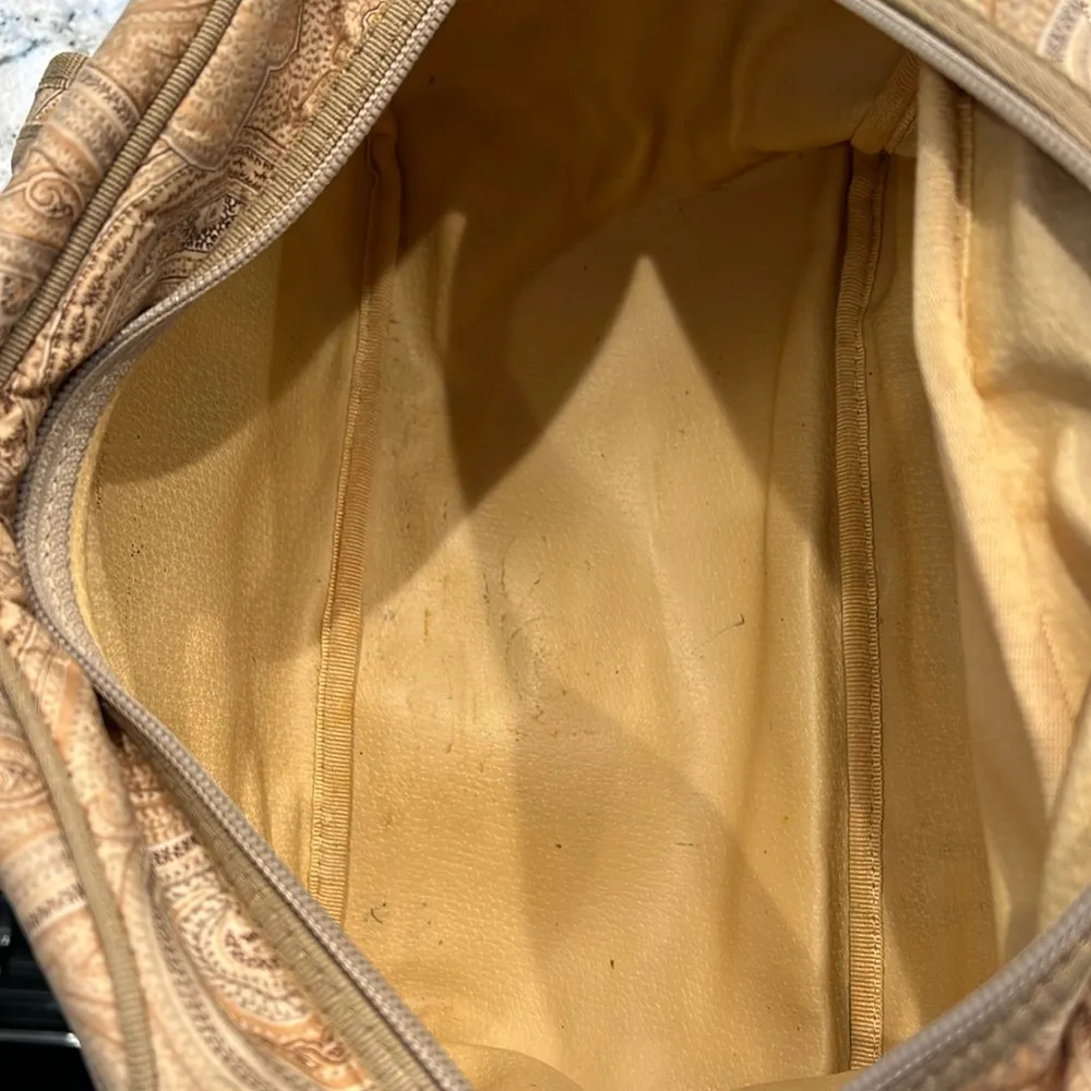 Etro Paisley Shoulder Bag Profumi EUC Brown - Image 13