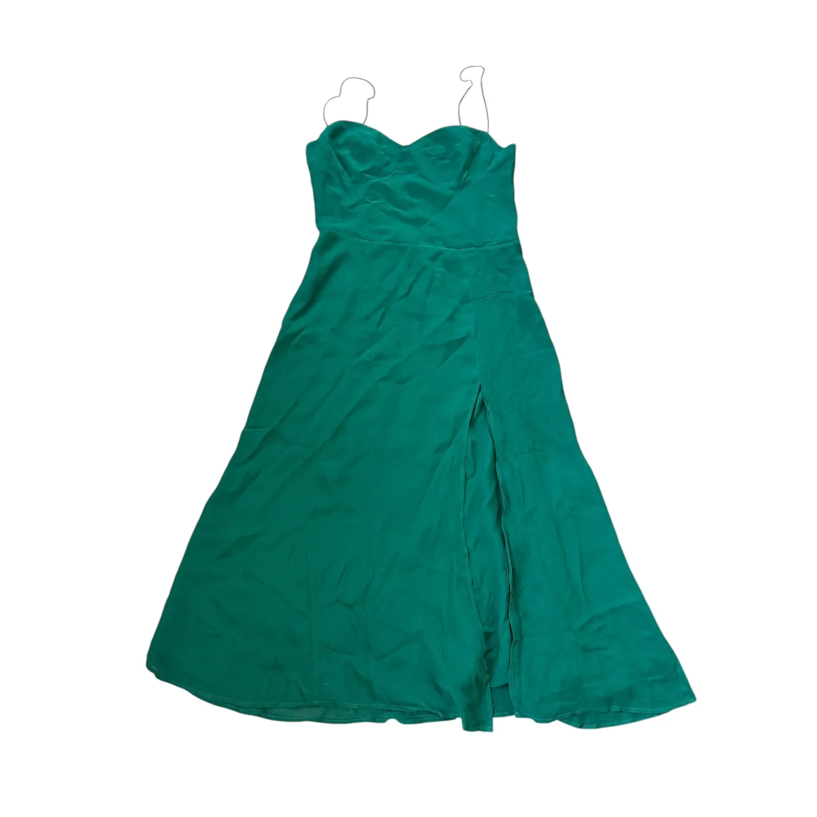 Reformation Juliette Dress Emerald Green - Image 4