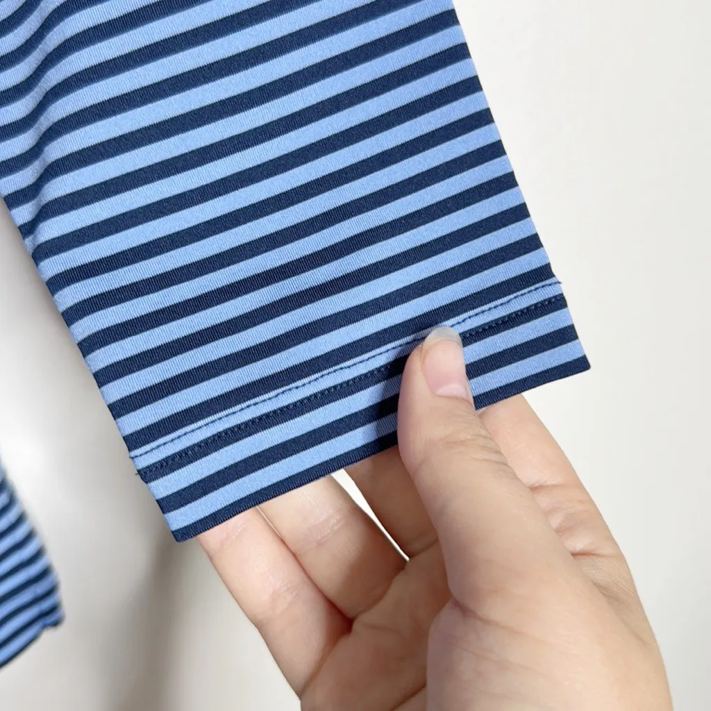 Vineyard Vines Sankaty Navy/Blue Striped Long Sleeve Tee XS - Image 7